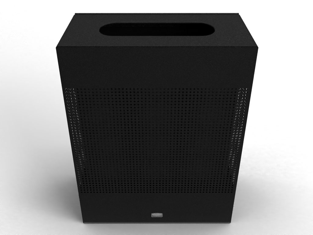 22.5 Gal Textured Black - Rectangle Open Top