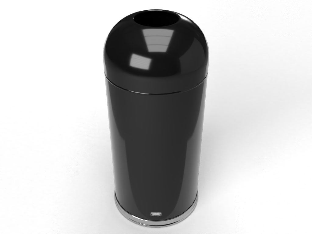 15 Gal Black Gloss - Dome Top